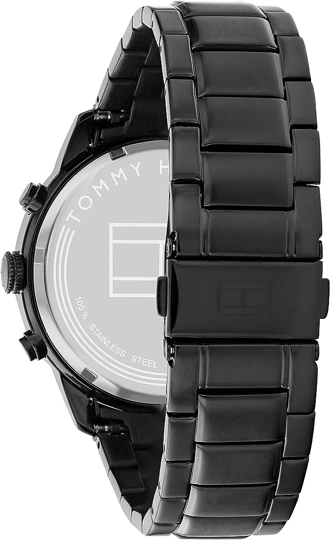 Tommy Hilfiger Jimmy Chronograph Grey Dial Grey Steel Strap Watch For Men - 1791951 Buy Now By Tommy Hilfiger