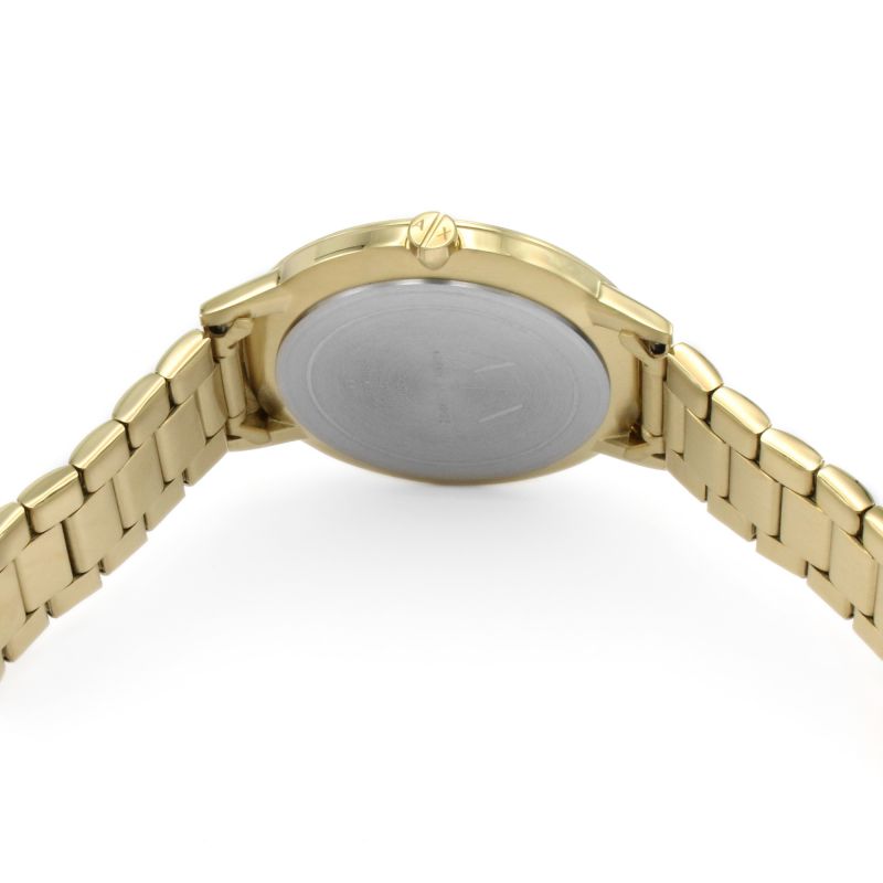 Armani Exchange Cayde Analog Gold Dial Gold Steel Strap Watch For Men - AX2707 Buy Now By Armani Exchange