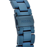 Fossil Perfect Boyfriend Multifunction Blue Dial Blue Steel Strap Watch for Women - ES4093