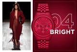 Michael Kors Lexington Chronograph Red Dial Red Steel Strap Watch For Men - MK8814 Buy Now By Michael Kors