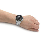 Michael Kors Everest Chronograph Black Dial Silver Steel Strap Watch For Men - MK8976 Buy Now By Michael Kors