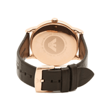 Emporio Armani Luigi White Dial Brown Leather Strap Watch For Men - AR2502 Buy Now By Emporio Armani
