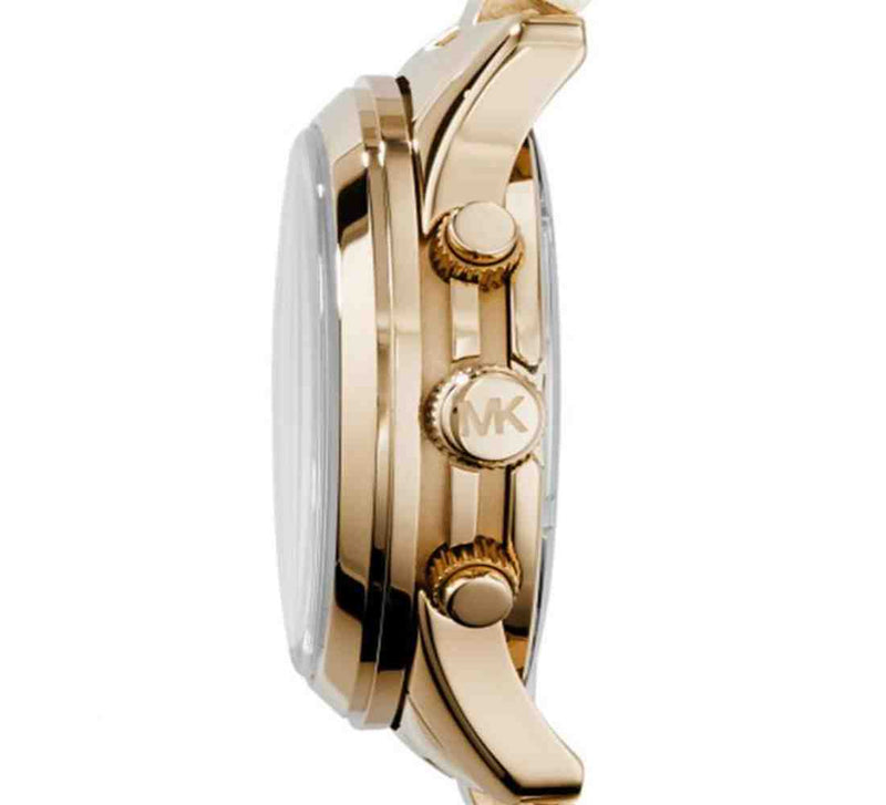 Michael Kors Runway Iridescent Pink Dial Gold Steel Strap Watch for Women - MK5939 Buy Now By Michael Kors