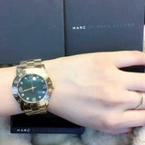 Marc Jacobs Amy Green Dial Gold Steel Strap Watch for Women - MBM8609 Buy Now By Marc Jacobs
