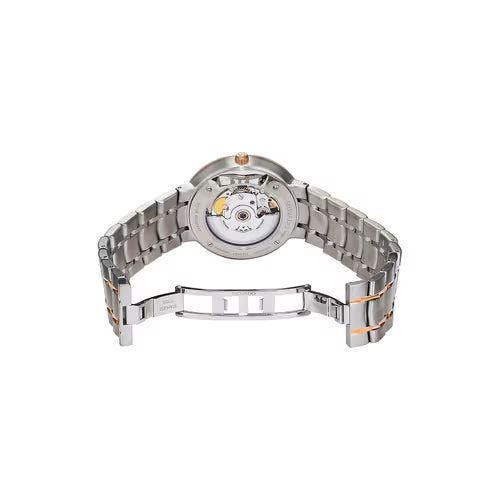 Movado 1881 Automatic Silver Dial Two Tone Steel Strap Watch For Men - 607063 Buy Now By Movado