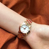 Marc Jacobs Mini Amy White Dial Rose Gold Steel Strap Watch for Women - MBM3078 Buy Now By Marc Jacobs