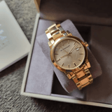 Burberry The City Gold Dial Gold Steel Strap Watch for Women - BU9134 Buy Now By Burberry