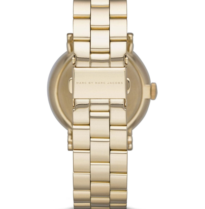 Marc Jacobs Baker Grey Dial Gold Steel Strap Watch for Women - MBM3281 Buy Now By Marc Jacobs