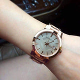 Burberry The City Rose Gold Dial Rose Gold Steel Strap Watch for Women - BU9039 Buy Now By Burberry