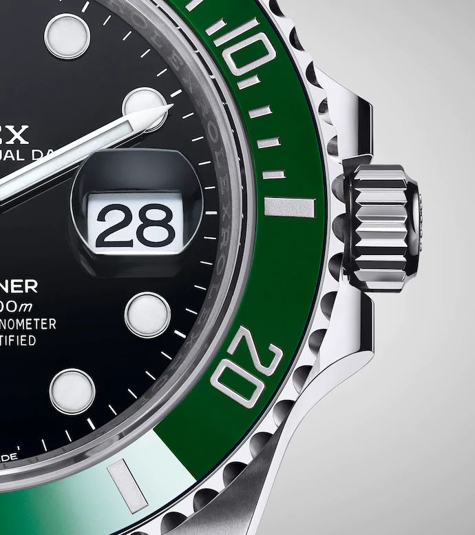 Shop Rolex Submariner Date Oyster Black Dial Oystersteel Silver Steel Strap Watch for Men - M126610LV-0002 in USA