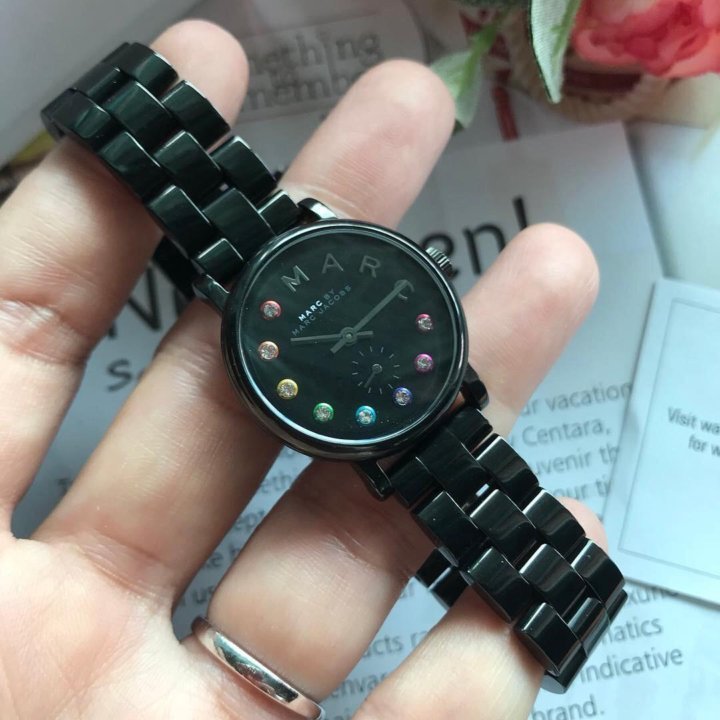Marc Jacobs Baker Black Dial Black Steel Strap Watch for Women - MBM3425 Buy Now By Marc Jacobs