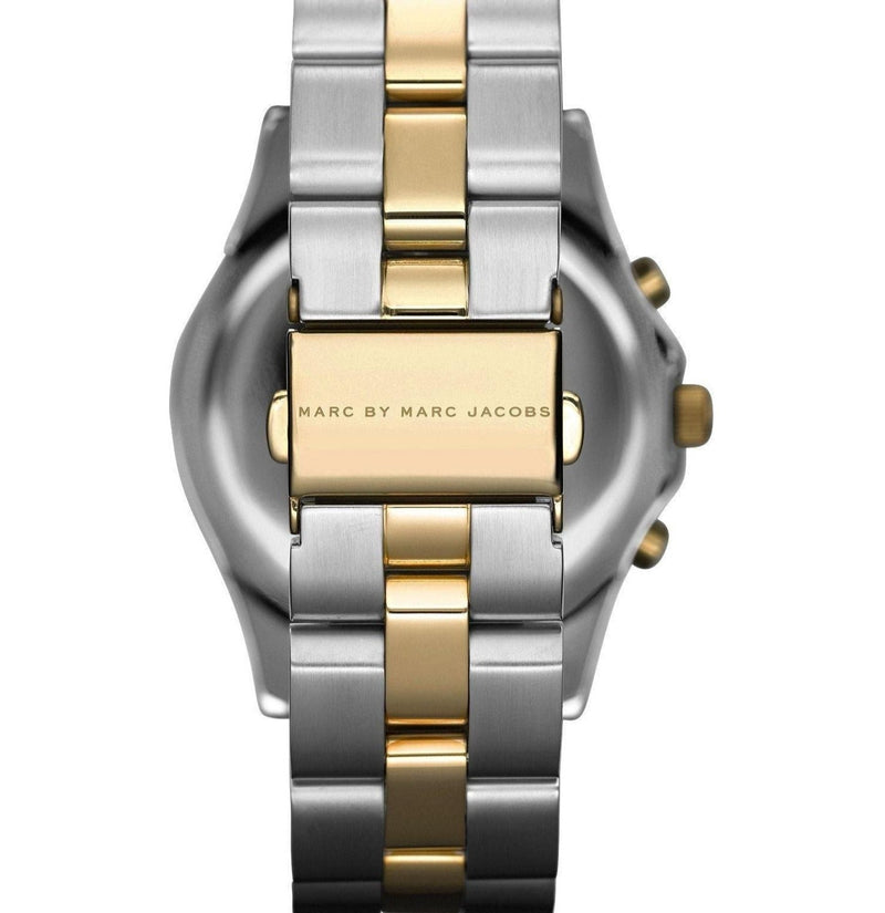 Marc Jacobs Blade Chronograph Silver Dial Two Tone Steel Strap Watch for Women - MBM3177 Buy Now By Marc Jacobs