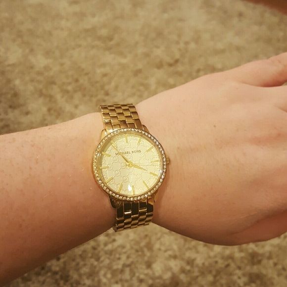 Michael Kors Argyle Glitz Rose Gold Dial Rose Gold Steel Strap Watch For Women - MK3120 Buy Now By Michael Kors