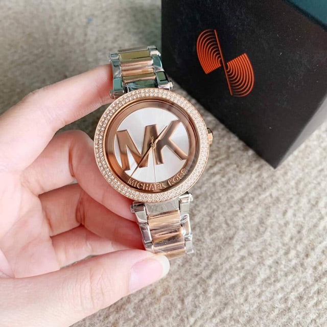 Michael Kors Parker Gold Dial Two Tone Steel Strap Watch for Women - MK6314 Buy Now By Michael Kors