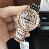 Michael Kors Portia Quartz Silver Dial Rose Gold Steel Strap Watch For Women - MK3887 Buy Now By Michael Kors