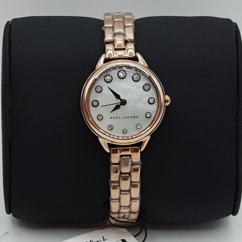 Marc Jacobs Betty Mother of Pearl White Dial Rose Gold Steel Strap Watch for Women - MJ3511 Buy Now By Marc Jacobs