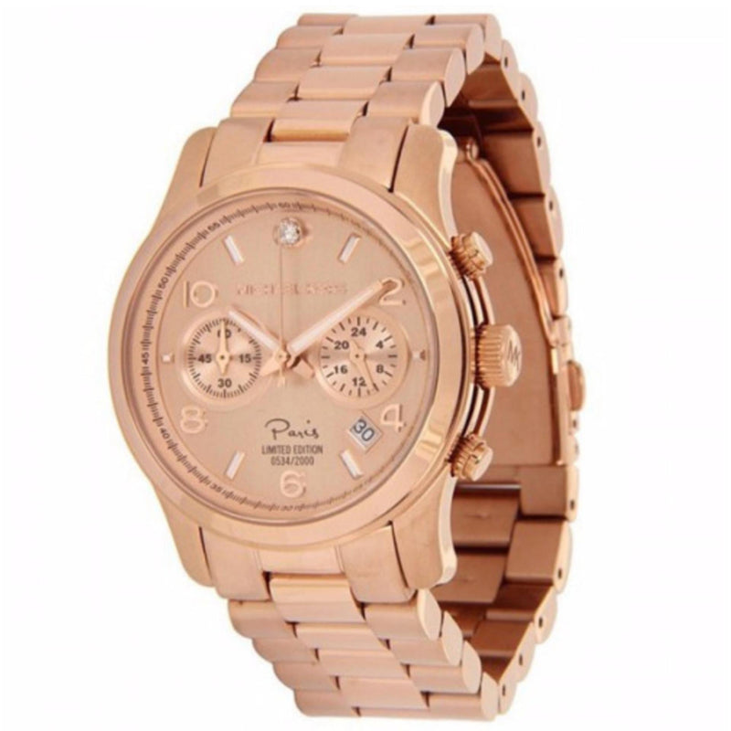 Michael Kors Paris Limited Edition Rose Gold Dial Steel Strap Watch for Women - MK5716 Buy Now By Michael Kors