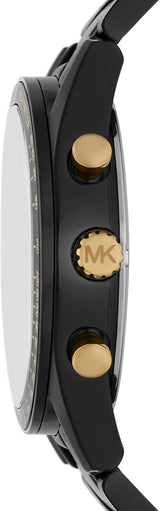 Michael Kors Warren Chronograph Black Dial Black Steel Strap Watch For Men - MK9113 Buy Now By Michael Kors