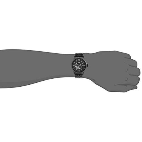 Fossil Townsman Multi Function Mechanical Black Dial Black Steel Strap Watch for Men - ME3062 Buy Now By Fossil