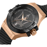 Maserati Potenza Black Mesh Bracelet Black Dial Watch For Men - R8853108010 Buy Now By Maserati