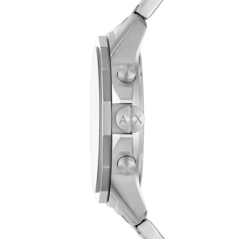 Armani Exchange Outerbanks Chronograph Silver Dial Silver Steel Strap Watch For Men - AX7141 Buy Now By Armani Exchange