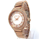 Michael Kors Sylvia Mother Of Pearl Dial Rose Gold Steel Strap Watch for Women - MK4656 Buy Now By Michael Kors