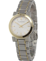 Shop Burberry The City Silver Dial Two Tone Steel Strap Watch for Women - BU9217 in USA