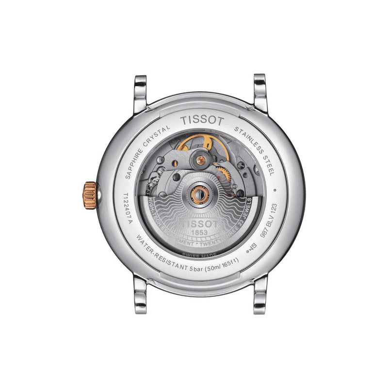 Tissot Carson Premium Powermatic 80 Silver Dial Two Tone Steel Strap Watch For Men - T122.407.22.033.00 Buy Now By Tissot