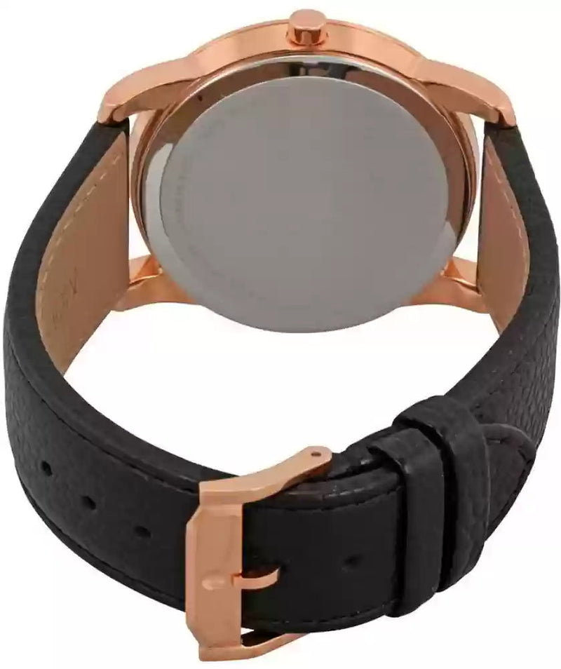 Movado Museum Classic Black Dial Black Leather Strap Watch For Men - 607060 Buy Now By Movado