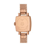 Shop Tissot Lovely Square Lady Quartz Rose Gold Dial Rose Gold Mesh Bracelet Watch For Women - T058.109.33.456.00 in USA