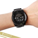 Michael Kors Brecken Chronograph Black Dial Black Steel Strap Watch For Men - MK8482 Buy Now By Michael Kors