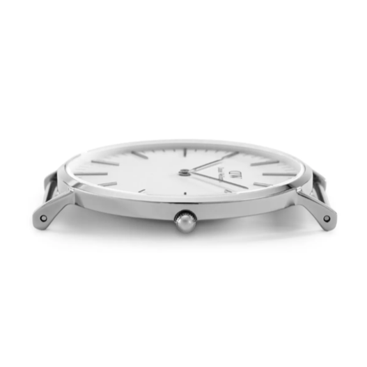 Shop Daniel Wellington Classic Cornwall White Dial Black Nylon Strap Watch For Men - DW00100258 in USA
