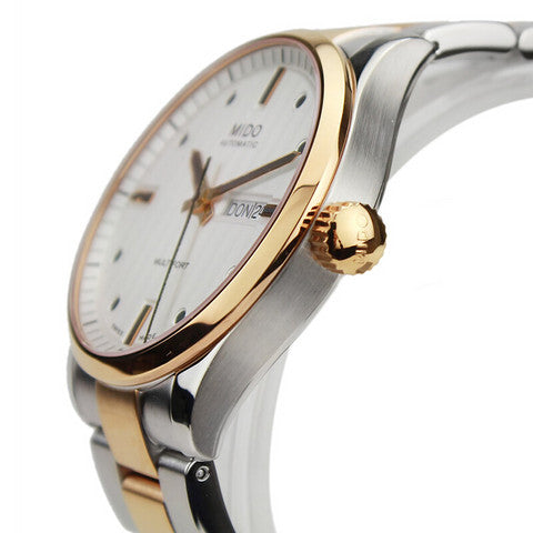 Mido Multifort Automatic Silver Dial Two Tone Steel Strap Watch For Men - M005.430.22.031.80 Buy Now By Mido