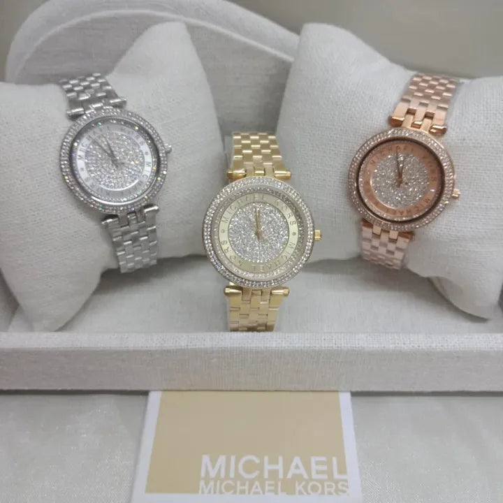 Michael Kors Darci Gold Dial Gold Steel Strap Watch for Women - MK3445 Buy Now By Michael Kors