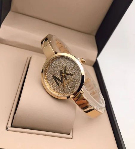 Michael Kors Blakely Crystals Gold Dial Gold Steel Strap Watch for Women - MK3630 Buy Now By Michael Kors