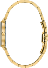 Bulova Phantom White Dial with Swarovski Baguettes Rose Gold Steel Strap Watch for Women - 98L268 Buy Now By Bulova