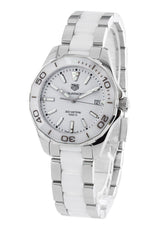 Shop Tag Heuer Aquaracer White Dial Watch for Women - WAY131B.BA0914 in USA