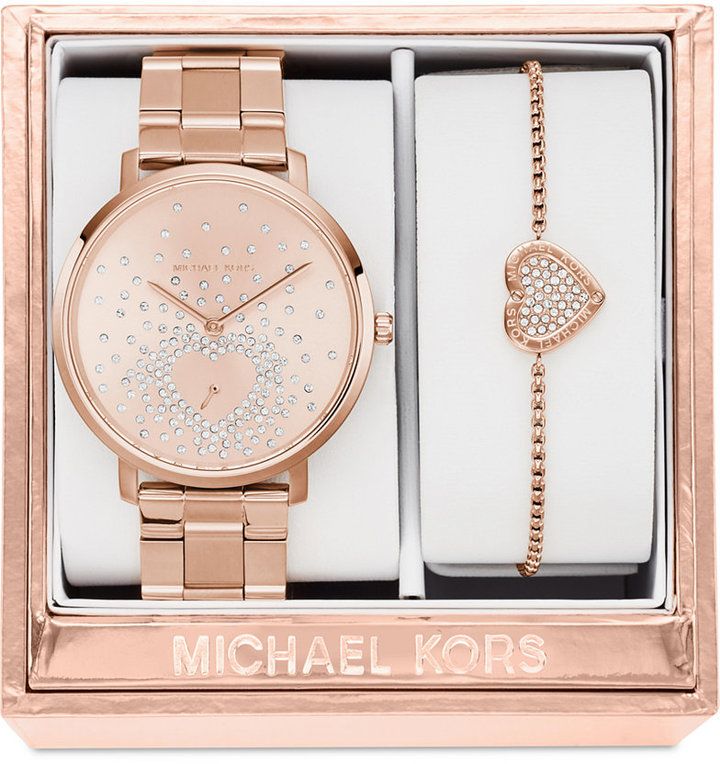 Michael Kors Jaryn Rose Gold Dial Rose Gold Steel Strap Watch for Women - MK3621 Buy Now By Michael Kors