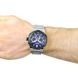 Hugo Boss Supernova Chronograph Blue Dial Silver Steel Strap Watch for Men - 1513360 Buy Now By Hugo Boss
