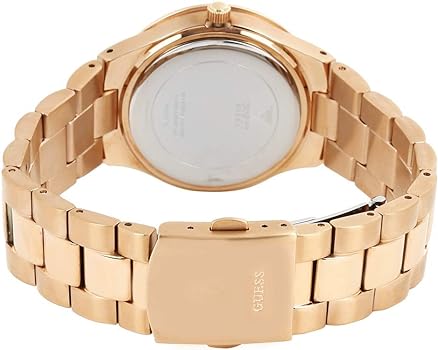 Guess Glisten Multifunction Quartz Rose Gold Dial Rose Gold Steel Strap Watch For Women - W16017L1 Buy Now By Guess