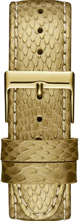 Guess Limelight Quartz Gold Dial Gold Leather Strap Watch For Women - W0775L13 Buy Now By Guess