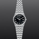 Tudor Royal Automatic Black Dial Silver Steel Strap Watch for Men - M28600-0003