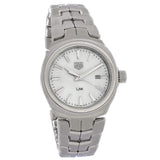 Shop Tag Heuer Link Quartz Mother of Pearl Dial Silver Steel Strap Watch for Women - WBC1310.BA0600 in USA