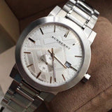 Burberry The City Silver Dial Silver Steel Strap Watch for Men - BU9900 Buy Now By Burberry