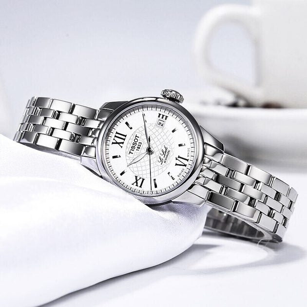 Tissot Le Locle Small Automatic Silver Dial Silver Steel Strap Watch For Women - T41.1.183.33 Buy Now By Tissot