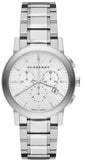 Burberry The City White Dial Silver Steel Strap Watch for Men - BU9750