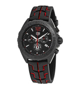 Tag Heuer Formula 1 Manchester United Limited Edition Black Dial Black & Red Rubber Strap Watch for Men - CAZ101J.FT8027 Buy Now By Tag Heuer