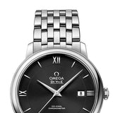 Shop Omega De Ville Prestige Co-Axial Black Dial Silver Steel Strap Watch for Men - 424.10.40.20.01.001 in USA