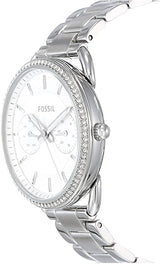 Fossil Tailor White Dial Silver Steel Strap Watch for Women - ES4262 Buy Now By Fossil