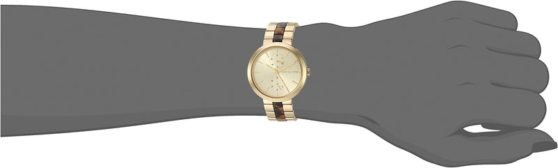 Michael Kors Garner Multifunction Gold Dial Two Tone Steel Strap Watch For Women - MK6471 Buy Now By Michael Kors